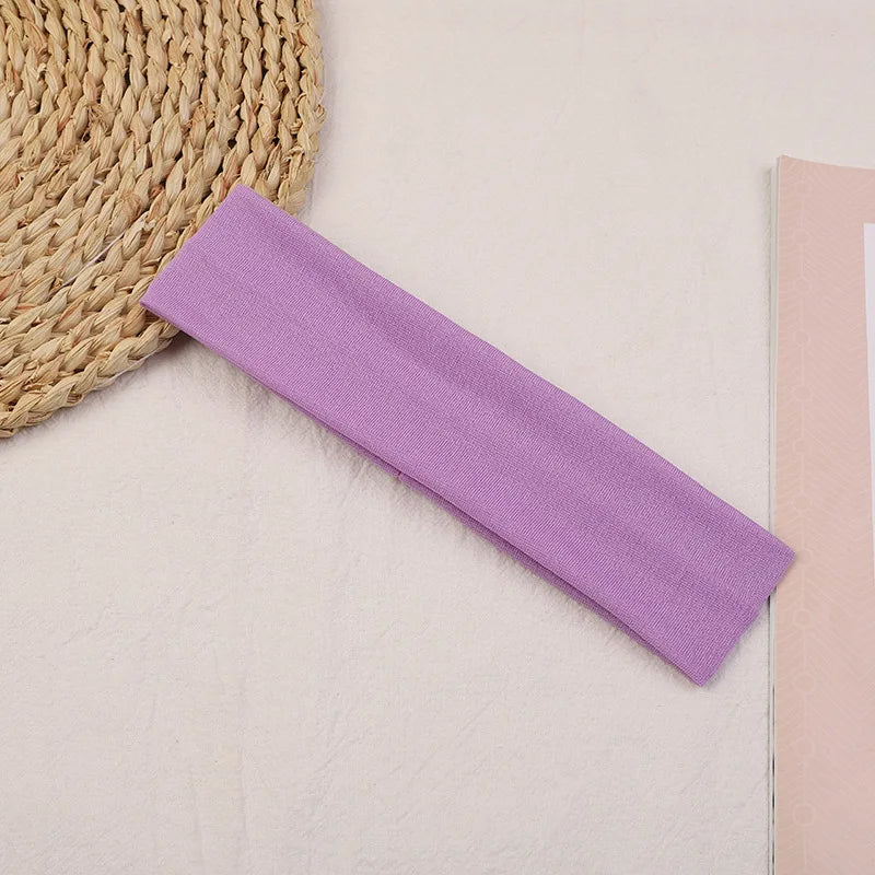 Stretchy Sports Yoga Headband Comfortable Breathable Cotton - Smarsty