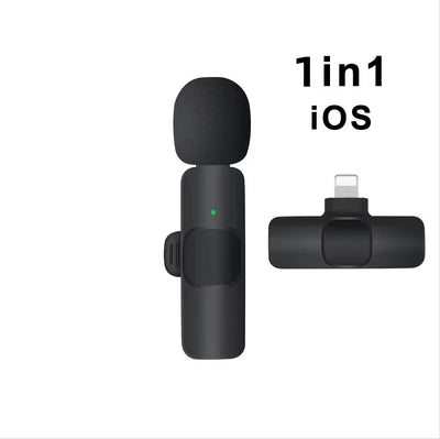 Portable Wireless Lavalier Microphone for Clear Live Streaming - Smarsty