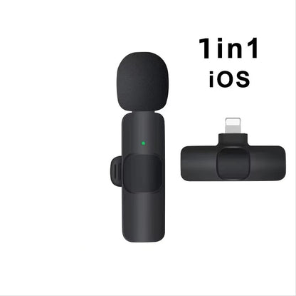 Portable Wireless Lavalier Microphone for Clear Live Streaming - Smarsty