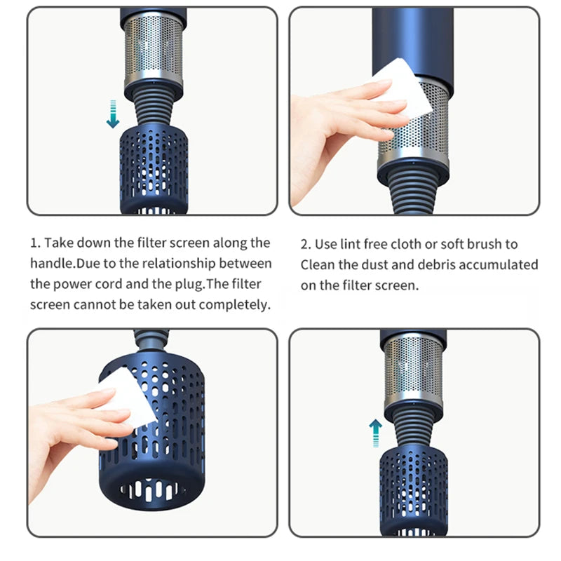 Professional 1600W Negative Ion Hair Dryer for Home Travel - Smarsty