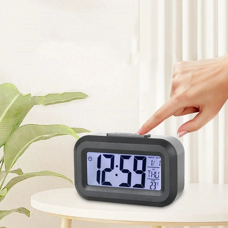 LED Digital Alarm Clock with Snooze and Backlight Feature - Smarsty