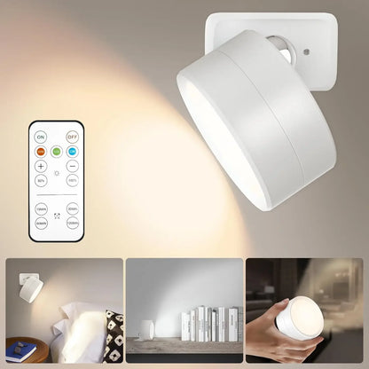 LED Wall Mounted Lights with Remote and Dimming Feature - Smarsty