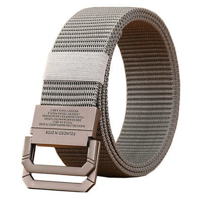 Men Canvas Tactical Belt Durable Military Nylon Strap - Smarsty