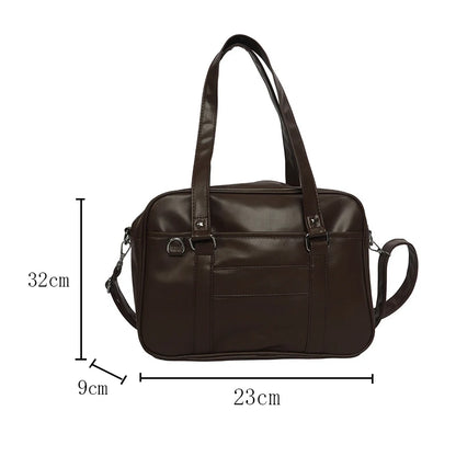Japanese Style JK Bag Women PU Leather Crossbody Bag - Smarsty