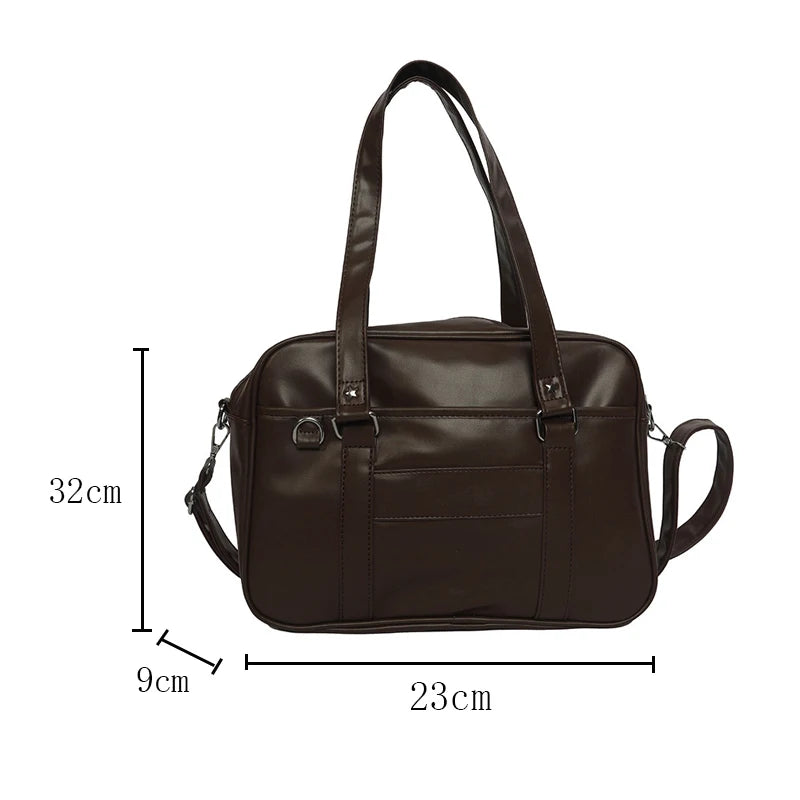 Japanese Style JK Bag Women PU Leather Crossbody Bag - Smarsty