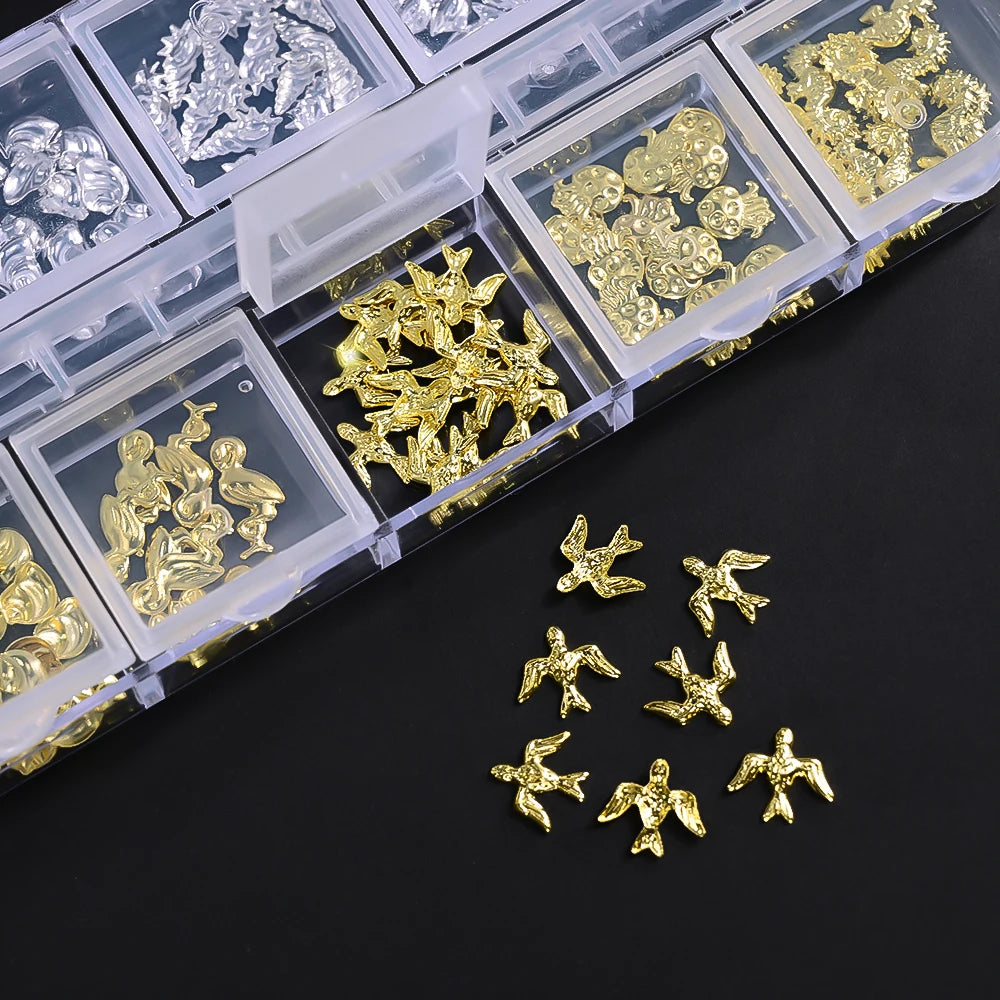 3D Sea Theme Nail Art Charms for Summer DIY - Smarsty