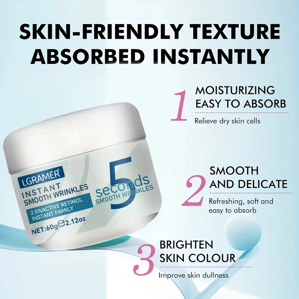 5 Seconds Retinol Anti Wrinkle Cream for Instant Firming - Smarsty