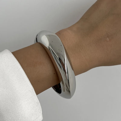 Vintage Hip Hop Metal Cuff Bangles for Women - Smarsty