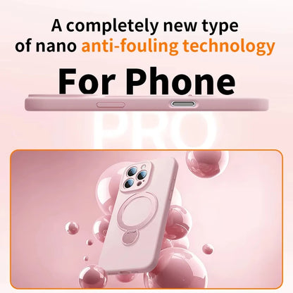 For iPhone 17 Pro Max Lanyard Magnetic Phone Case For iPhone Air 16 13 15 14 Pro Max For Magsafe Wireless Charge Silicone Cover