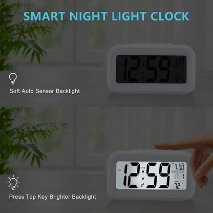 LED Digital Alarm Clock with Backlight and Snooze Feature - Smarsty