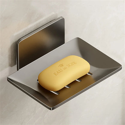 Metal Wall Mounted Soap Dish With Drainage Feature - Smarsty