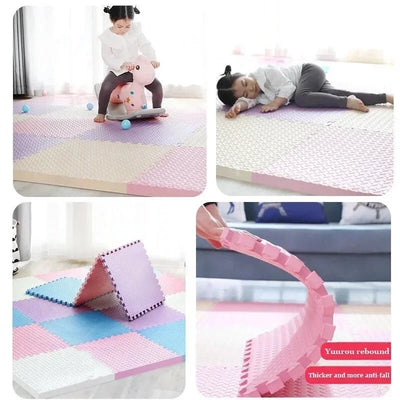 8-16pcs Baby Puzzle Floor Kids Carpet Bebe Mattress EVA Foam Baby Blanket Educational Toys Play Mat for Children 30x1cm by Smarsty