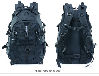 40L Tactical Backpack for Men Camping Hiking Backpacks Reflective Outdoor Travel Bags Survival Molle Climbing Rucksack Bag - Smarsty