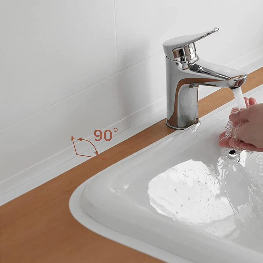 3.2M Bath Caulk Tape Self Adhesive PVC Oil-Proof Kitchen Sink Edge Corner Wall Sticker Waterproof Toilet Sealing Strip Tape - Smarsty