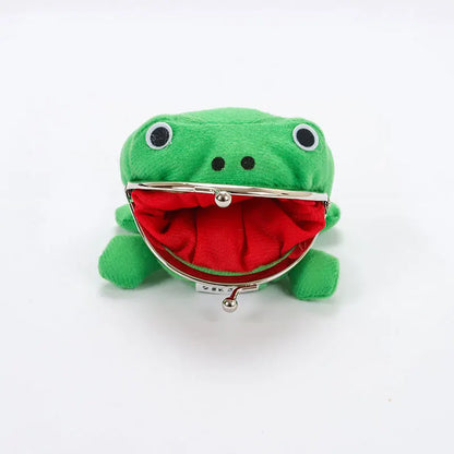 Cute Anime Frog Wallet Coin Purse Kiss Lock Accessory - Smarsty