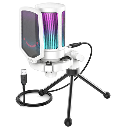 FIFINE USB Condenser Gaming Microphone with Pop Filter - Smarsty