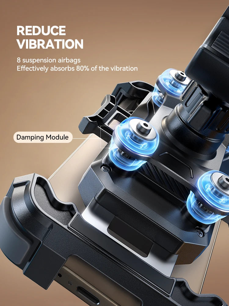 Motorcycle Phone Mount Anti Vibration Handlebar Holder - Smarsty