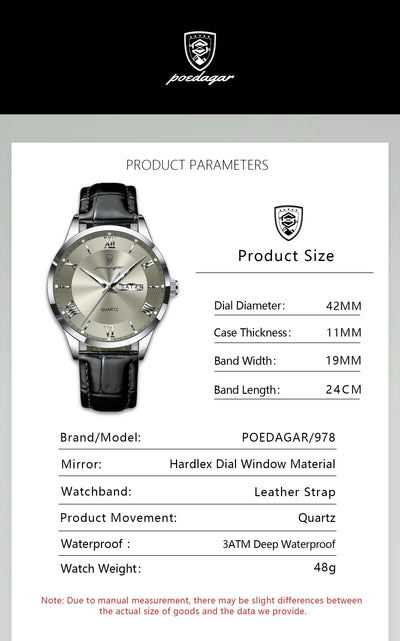 Luxury Waterproof Military Watch For Men with Luminous Dial - Smarsty
