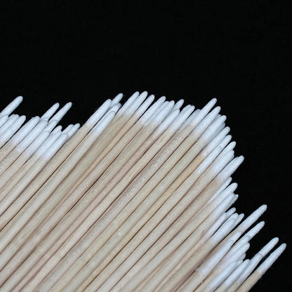 300 Pcs Wooden Cotton Swabs for Nail Polish Removal - Smarsty