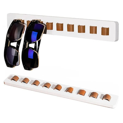 Wooden Eyeglass Storage Rack Wall Mounted Eyeglass Rack Household Sunglasses Sunglasses Storage Rack Glasses Display by Smarsty