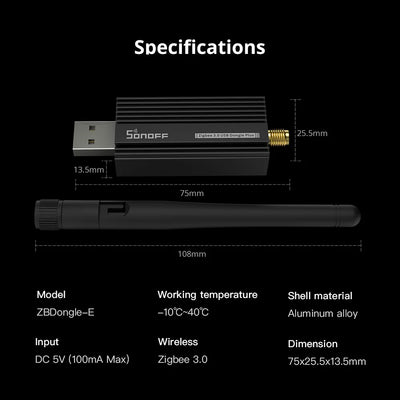 Sonoff Zigbee 3.0 USB Dongle for Smart Home Integration - Smarsty