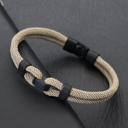 Personalized Thread Bracelet for Men with Easy Hook Closure - Smarsty