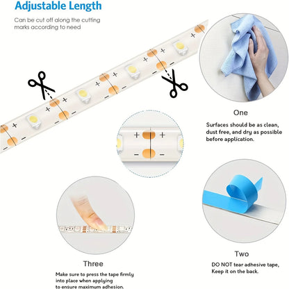 Dimmable USB Gesture Sensor Night Light Strip - Smarsty