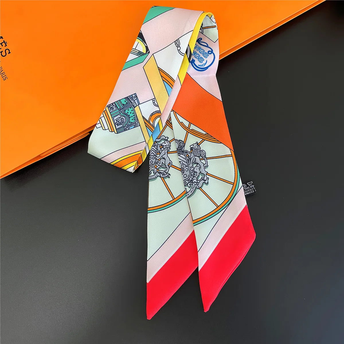 Women Long Scarf and Hair Tie Multifunctional Bandana - Smarsty