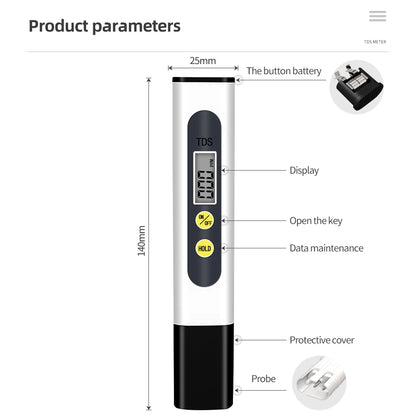 Digital TDS Meter Water Quality Tester for Accurate Readings - Smarsty