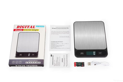 Digital Kitchen Scale With LED Display Waterproof Design - Smarsty