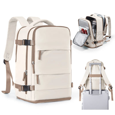 Women Men Hand Luggage Backpack Business College Laptop Travel Backpack Waterproof Carry on mochila viaje cabina avion 40x20x25 - Smarsty