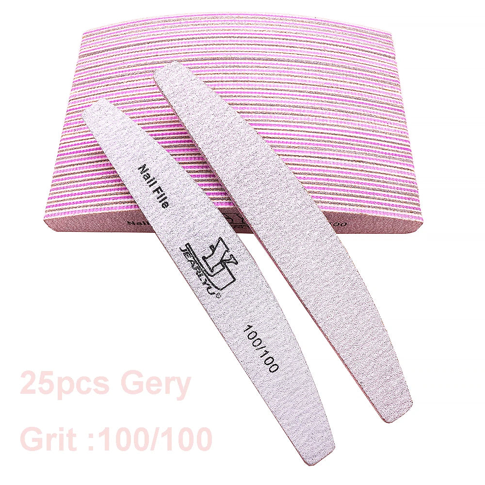 Professional Nail File Set with 5 Colors and Multiple Grits - Smarsty