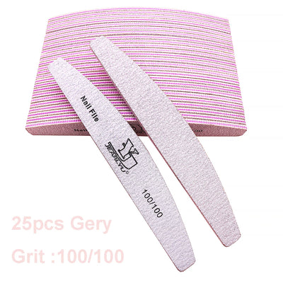Professional Nail File Set with 5 Colors and Multiple Grits - Smarsty