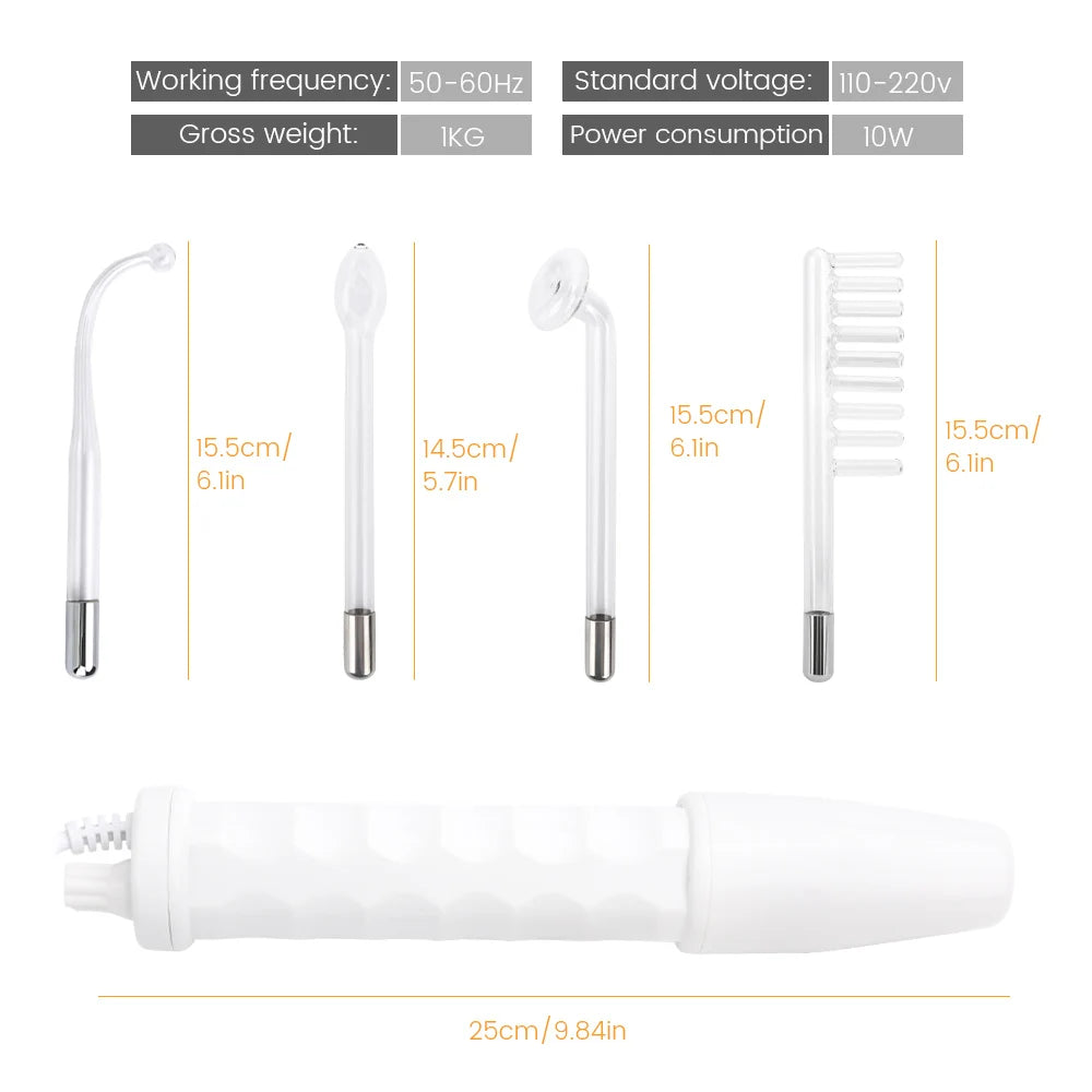 Portable High Frequency Facial Machine for Skin Rejuvenation - Smarsty