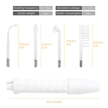 Portable High Frequency Facial Machine for Skin Rejuvenation - Smarsty