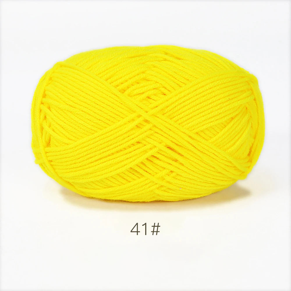 Soft Milk Cotton Yarn for Hand Knitting Projects - Smarsty