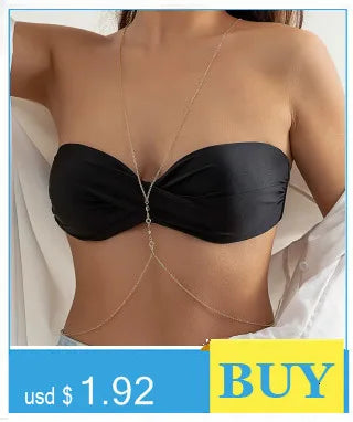 PuRui Sexy Crystal Glass Belly Chain for Women - Smarsty