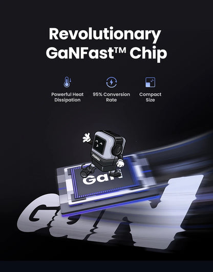 65W GaN Charger With PD3.0 PPS Fast Charge Compact Travel - Smarsty