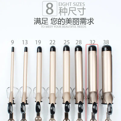 Professional Temperature Setting Electric Hair Curler Wand - Smarsty