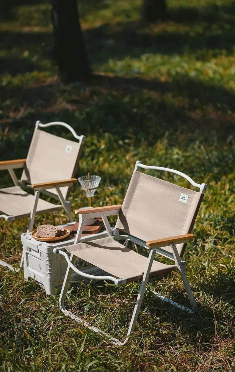 Naturehike Camping Chair Portable Folding Kermit Chair High Load Foldable Travel Wood Chair Outdoor Picnic Relax Fishing Chair
