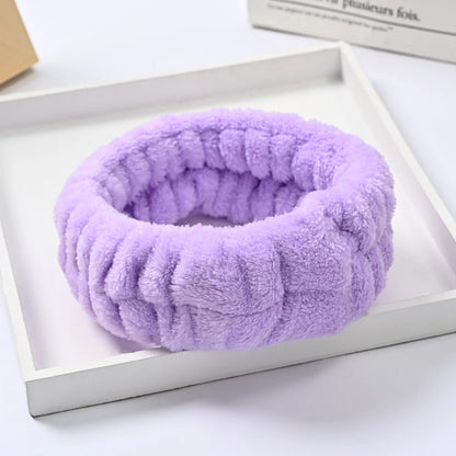 Absorbent Waterproof Face Wash Wristbands And Headband Set - Smarsty