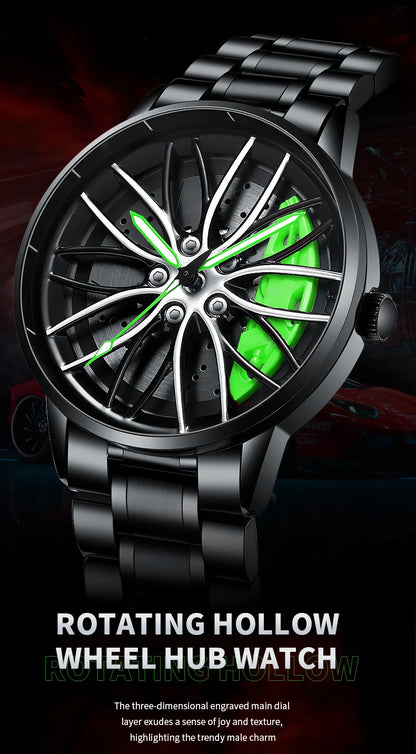 2024 New VA VA VOOM Black Stainless Steel Sports Watch - Smarsty