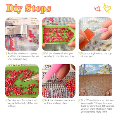 DIY Round Diamond Painting Kit for Home Decor - Smarsty