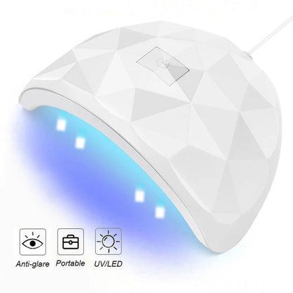 LULAA UV Nail Polish Lamp with Automatic Sensing Feature - Smarsty