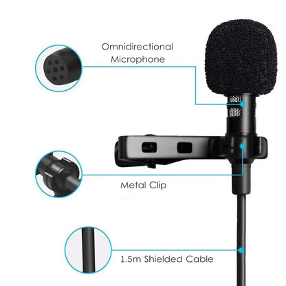 3.5mm Lavalier Microphone For PC And Smart Devices - Smarsty