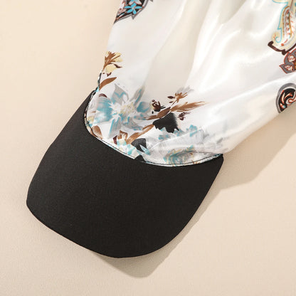 Women Printed Sunscreen Baseball Cap Sun Protection Packable - Smarsty