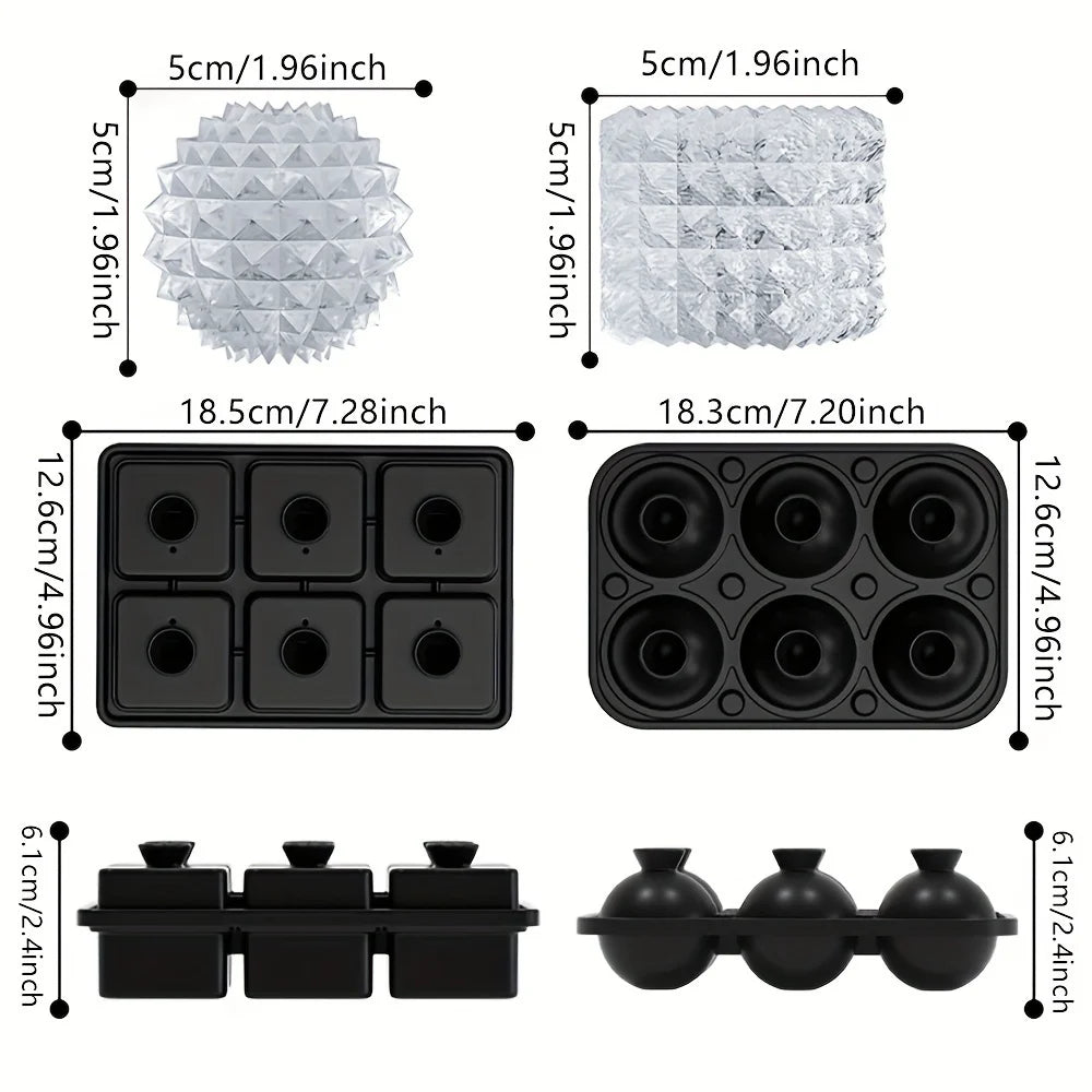 Easy Release Silicone Ice Cube Tray for Perfect Drinks - Smarsty