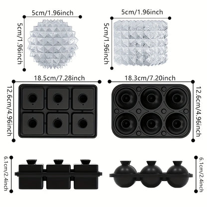 Easy Release Silicone Ice Cube Tray for Perfect Drinks - Smarsty