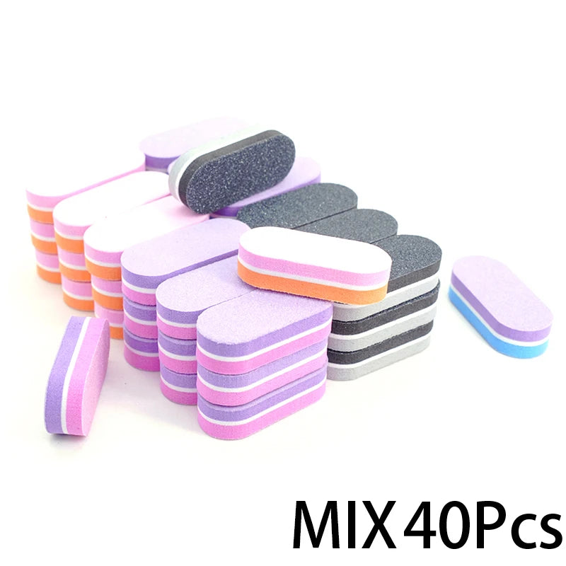 Mini Nail Sponge File Buffer Block Set for Smooth Finishing - Smarsty