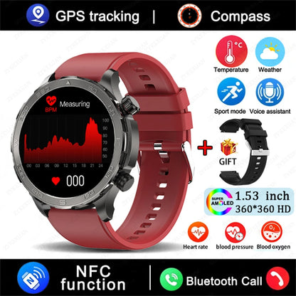 Bluetooth Call Smart Watch For Men With GPS Waterproof - Smarsty